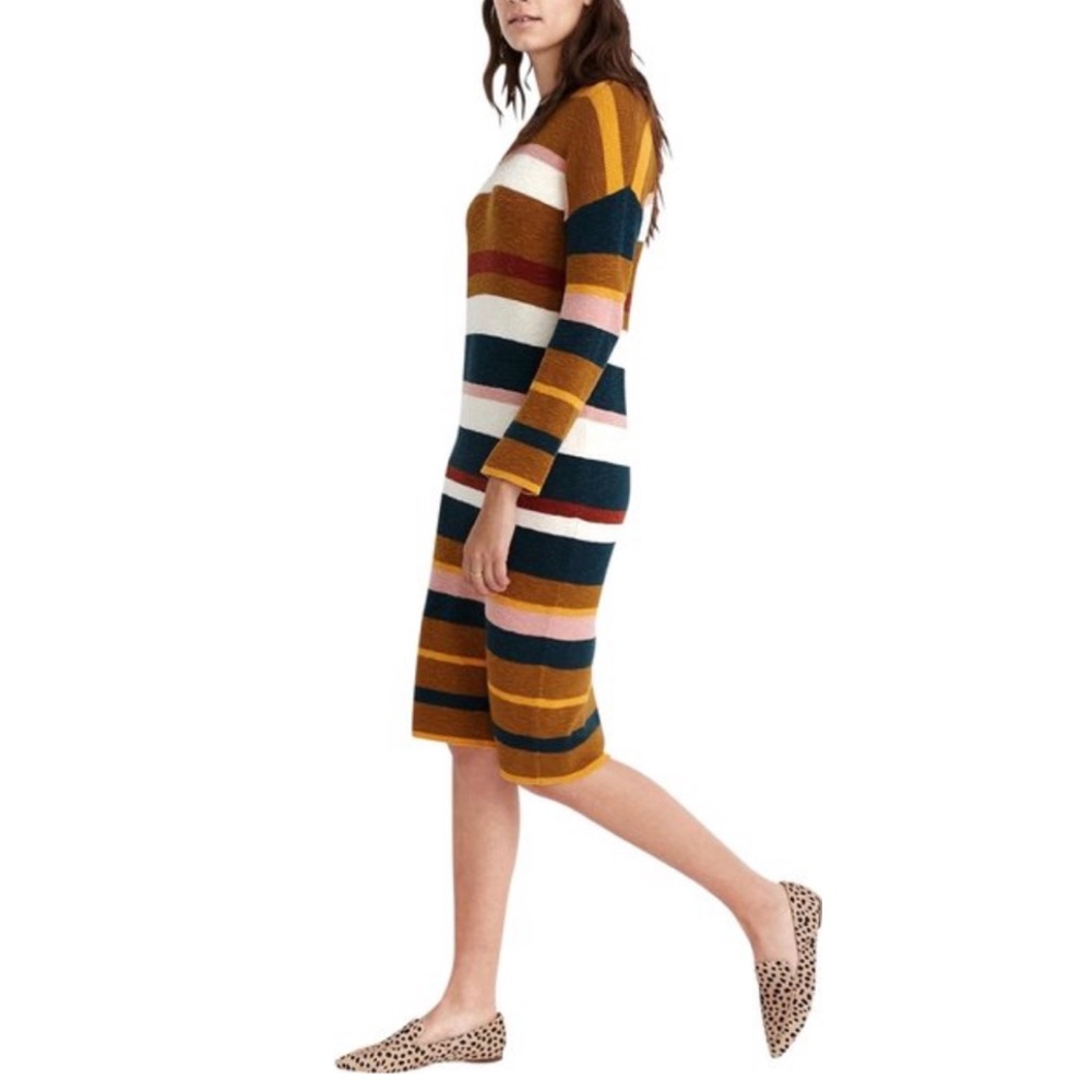 Madewell Drop Shoulder Sweater Casual Maxi Dress